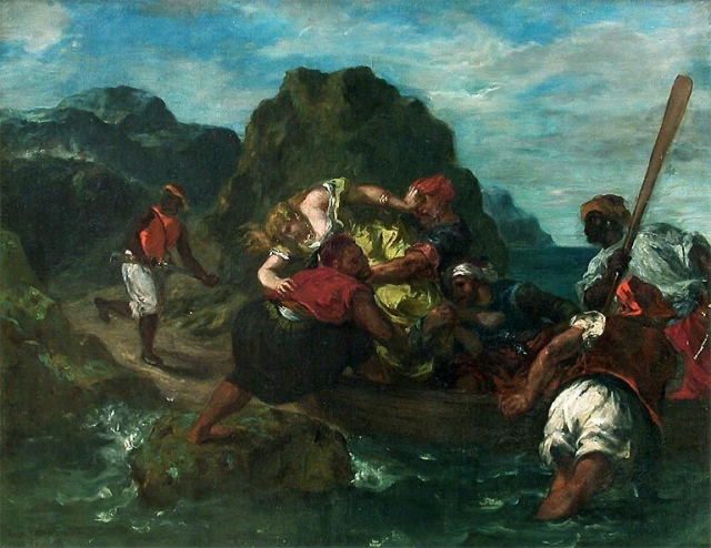 Эжен Делакруа. Африканские пираты. 1853