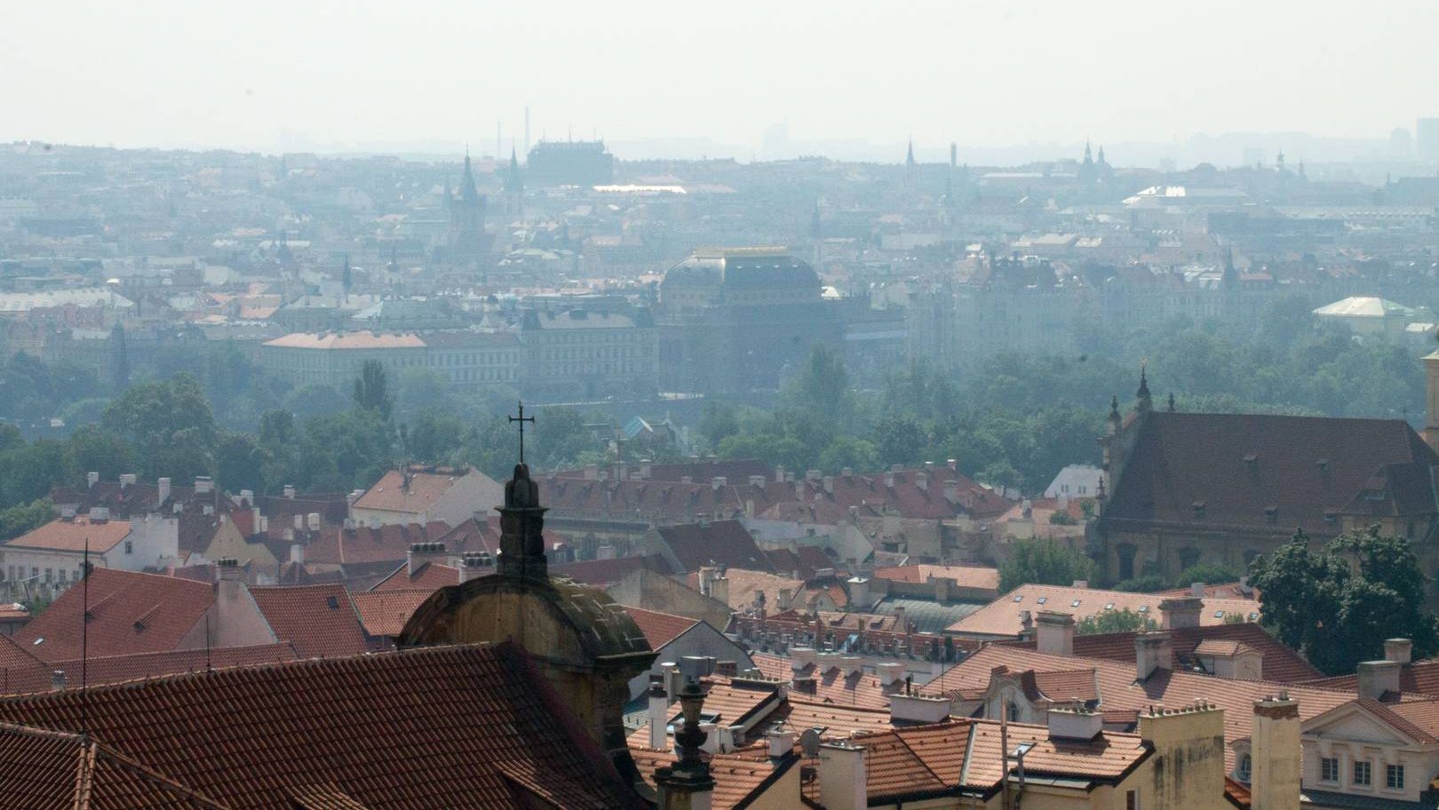 Вид на Прагу. Чехия