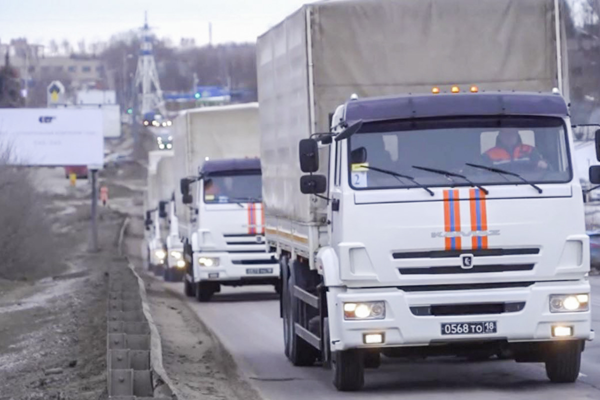 ВКС РФ и Роскосмос отправили более 300 тонн гуманитарной помощи в ЛНР и ДНР
