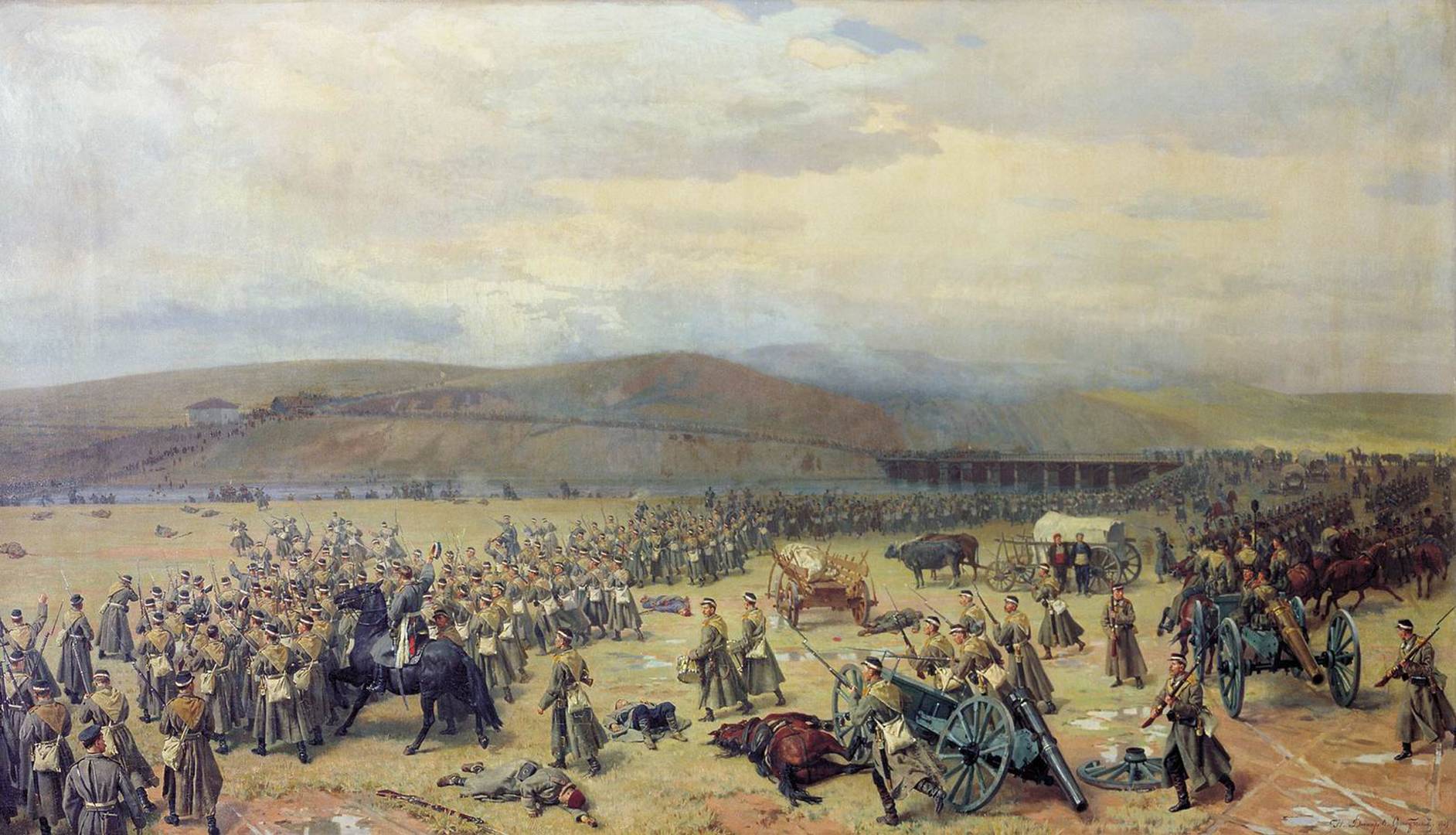 Николай Дмитриев-Оренбургский. Последний бой под Плевной 28 ноября 1877 года. 1889