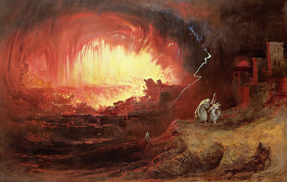 Джон Мартин. Разрушение Содома и Гоморры. 1852