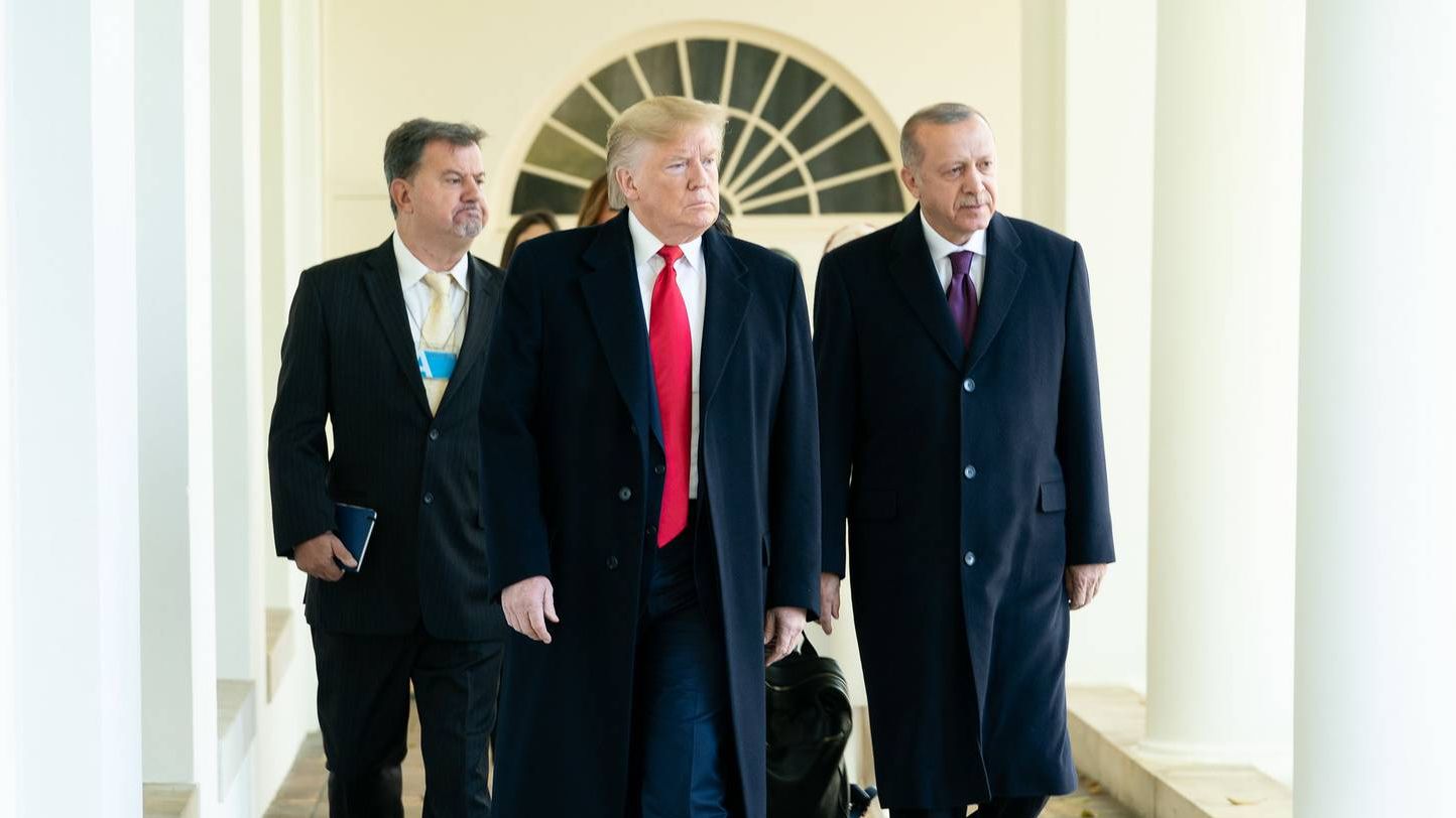 Дональд Трамп и Реджеп Тайип Эрдоган. Вашингтон, 13.11.2019
