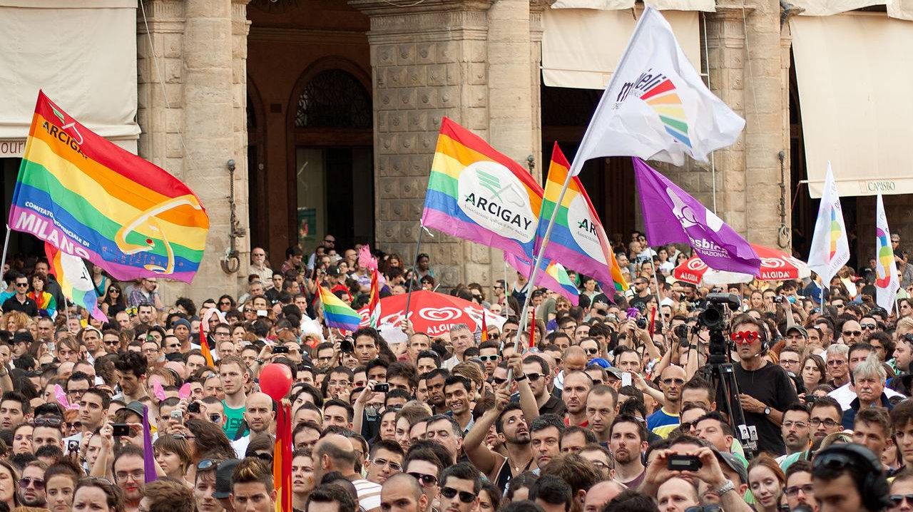 Гей-парад в Италии