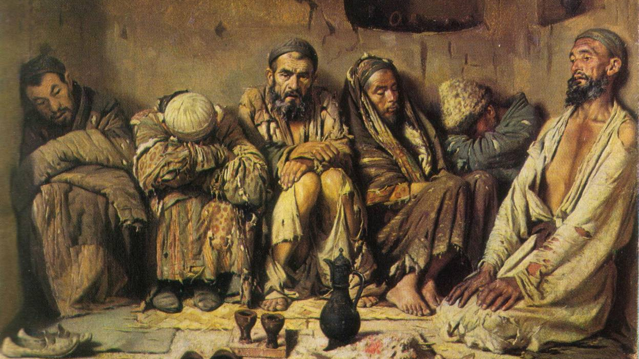 В. Верещагин. Курильщики опиума. 1868