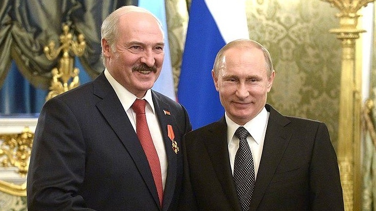 Александр Лукашенко и Владимир Путин