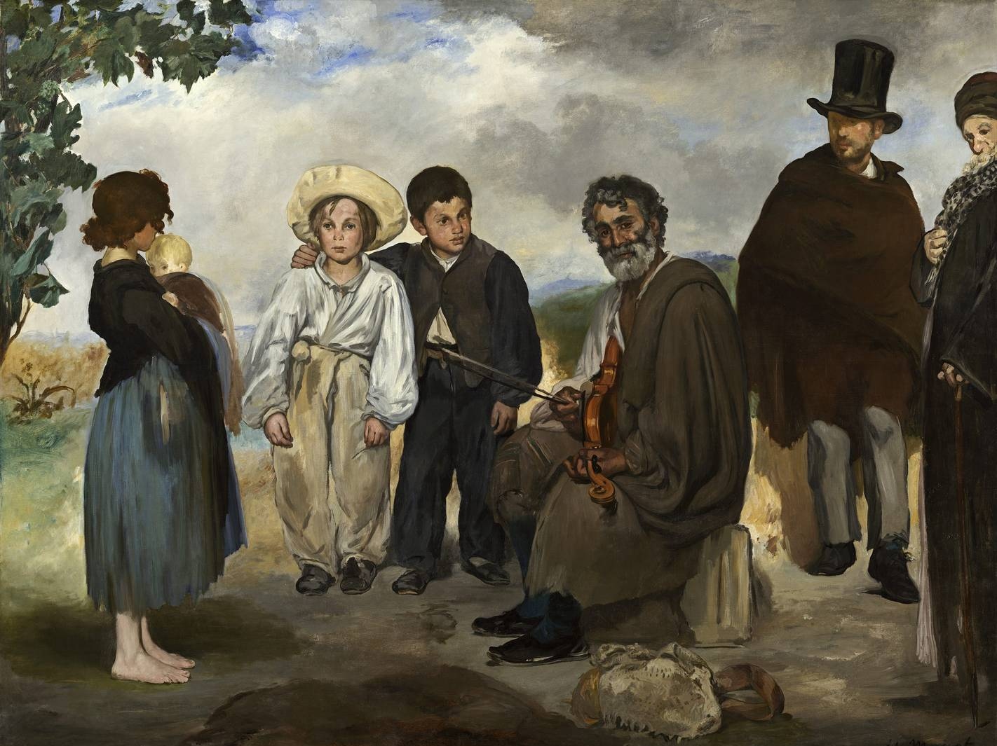 Эдуард Мане. Старый музыкант. 1862
