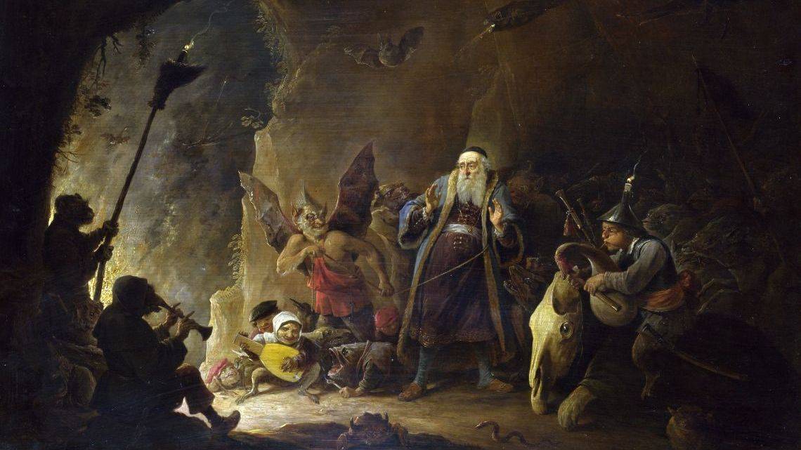 Давид Тенирс Младший. Богача ведут в ад. XVII век