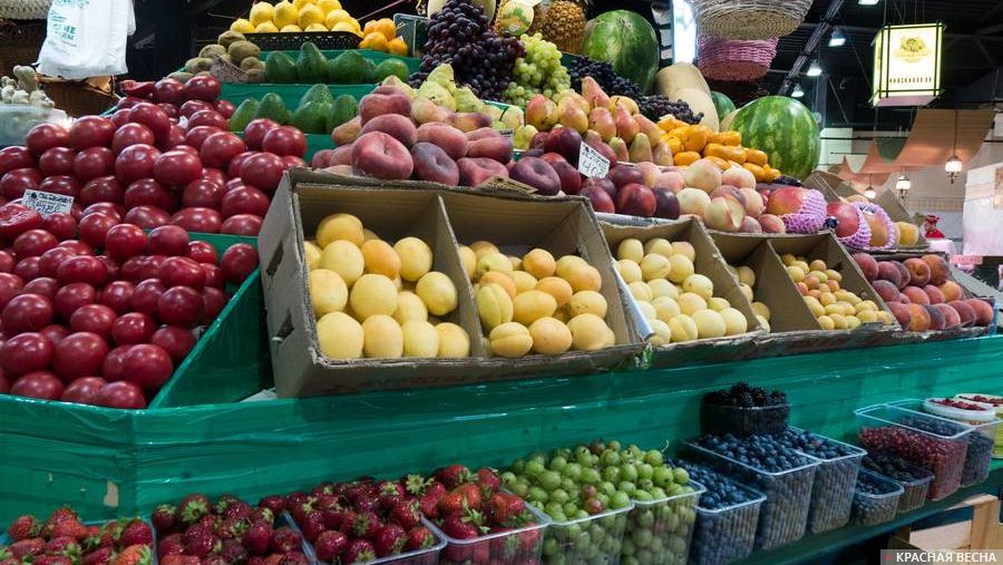 Продуктовый рынок. Овощи-фрукты